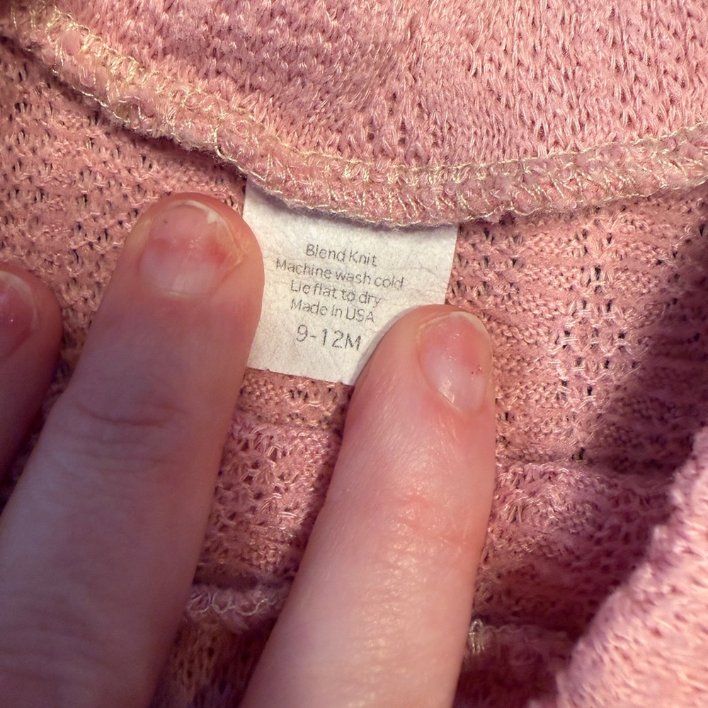 Dudis Designs Pink Cable Knit One Piece - Picture 3 of 3